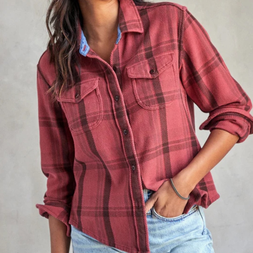 Outerknown Women’s Blanket Shirt, size XS/S; excellent, like-new condition